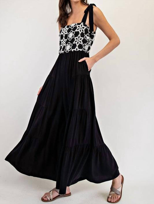 Ee:Some - Averie Embroidered Jumpsuit