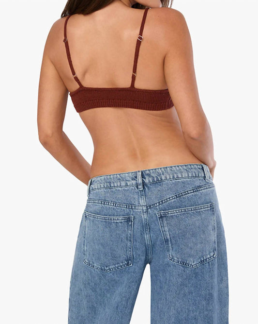 We Wore What - Sweater Bra Top