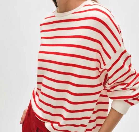 White + Warren - Cotton Blend Drop Shoulder Sweatshirt