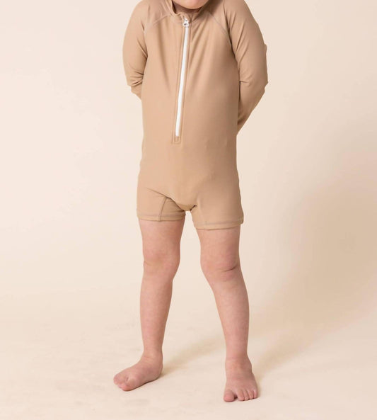 Roco Swim - Boy's Zip Up Rashguard