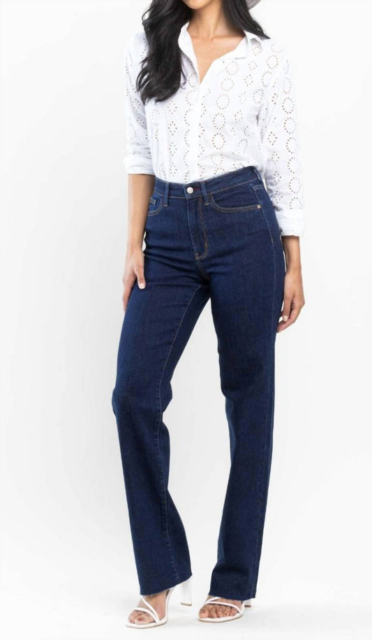 Judy Blue - Darts High Rise Straight Leg Jeans