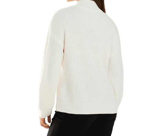 Fdj - Long Sleeve Mock Sweater