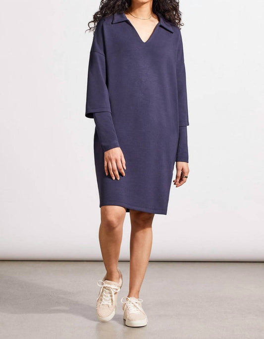 Tribal - Techno Lux Shift Dress With Pockets