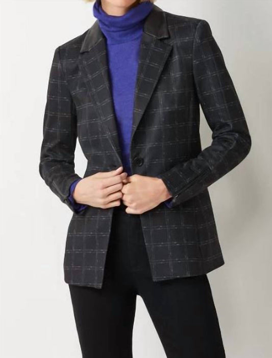 Ecru - Long Sleeve Park Avenue Stretch Blazer