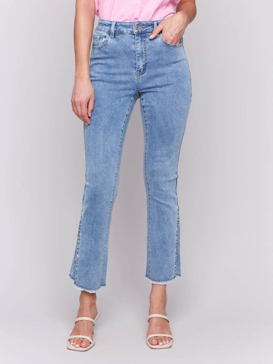 Charlie B - Side Snap Bootcut Jean