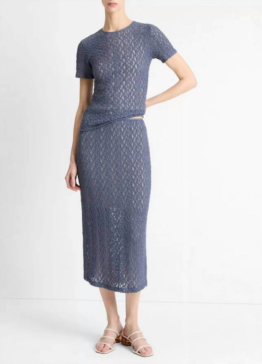 Vince - Floral Smocked Skirt