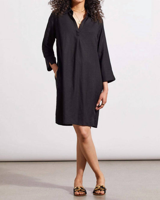 Tribal - THREE-QUARTER SLEEVE DRESS WITH POCKETS