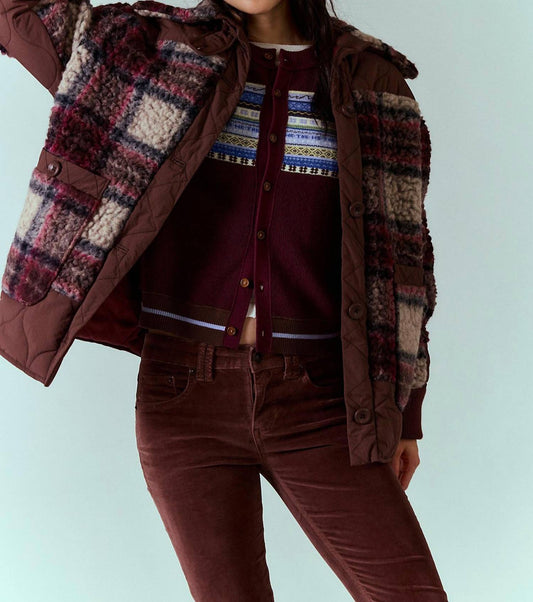 Free People - Sana Combo Quilted Bomber