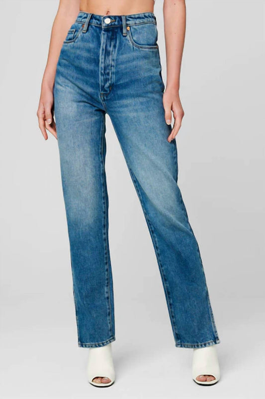 Blanknyc - the lexington slim straight slit jeans