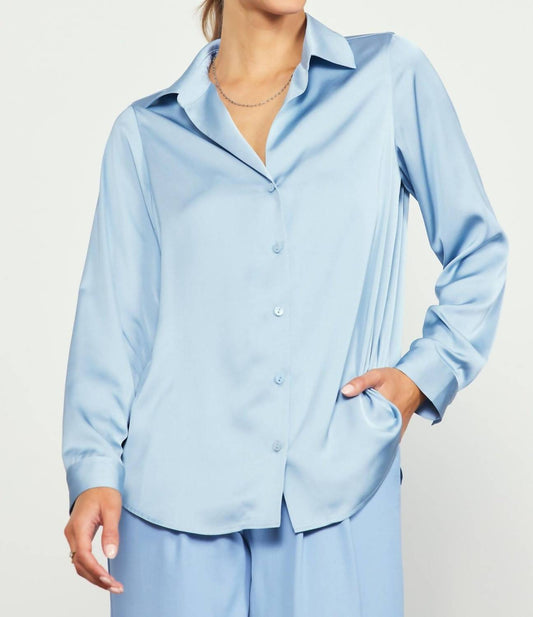 Skies Are Blue - Beckett Ii V-neck Button Down