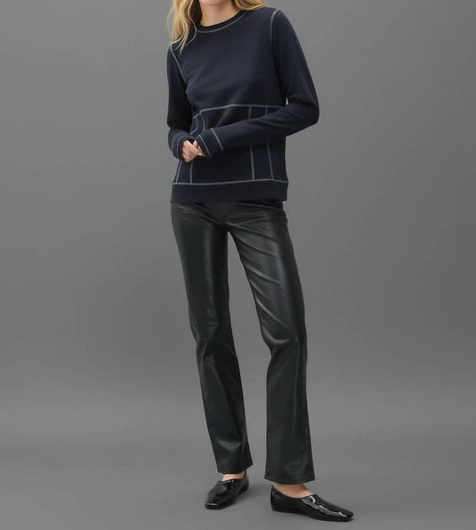 Rag & Bone - Coated Harlow Straight Jeans