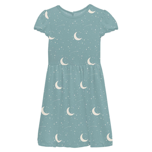 Kickee - Baby Girl's Flutter Sleeve Twirl Dress