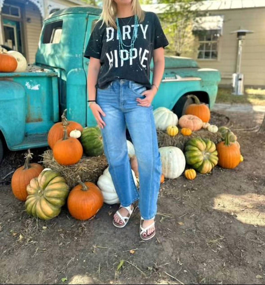 Lucky & Blessed - Kim Barrel Jean