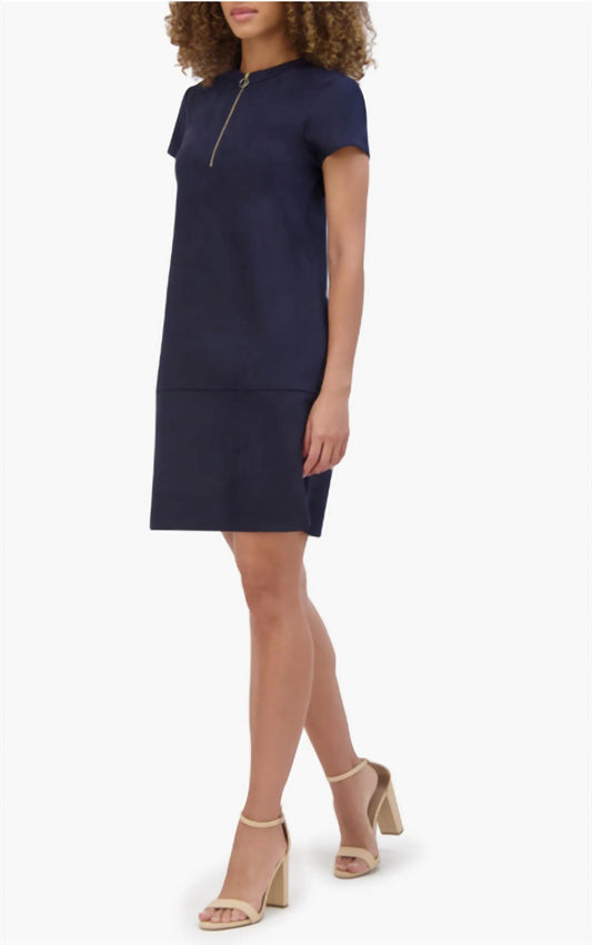 Kensie - Faux Suede Shift Dress