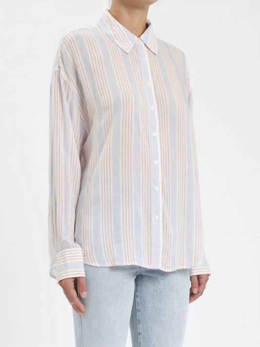 Daze - Lotus Back Tie Button Up