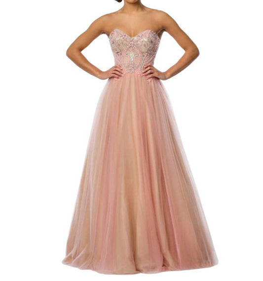 Terani Couture - Sequin Sweetheart Prom Dress