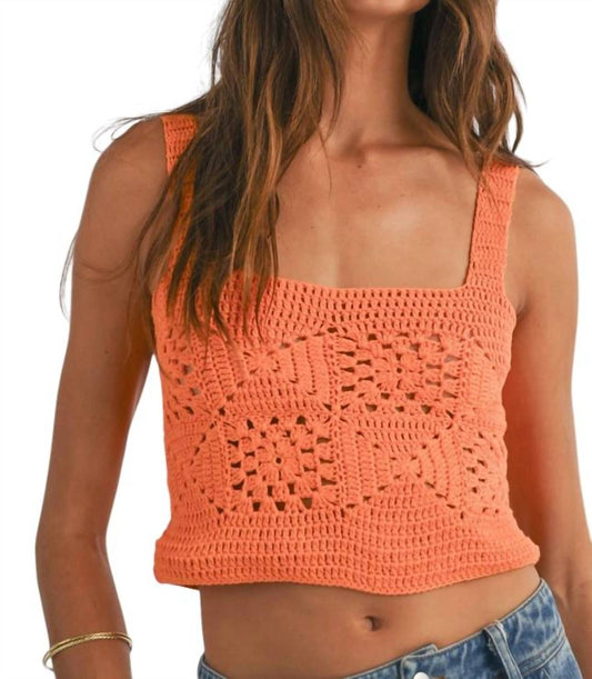 Sage The Label - Quinn Crochet Crop Top