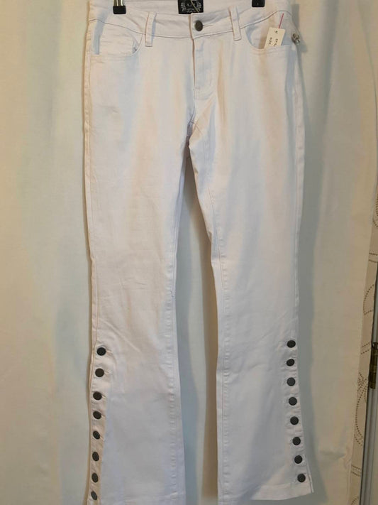 Azi - AZI White Patti Jeans