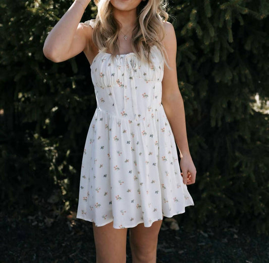 Le Lis - Tie Shoulder Floral Dress