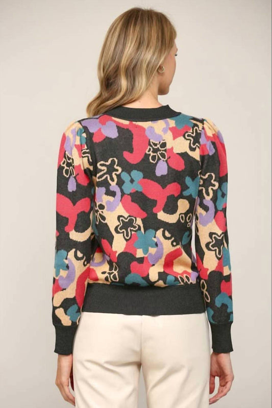 Fate - Abstract Jacquard Knit Sweater