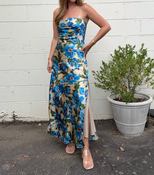 Dress Forum - Ariella Strapless Floral Dress