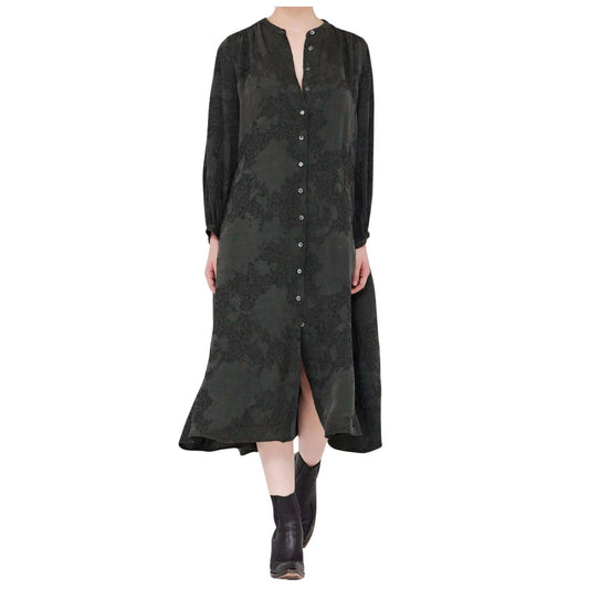 Raquel Allegra - Vannesa Midi Jacquard Dress