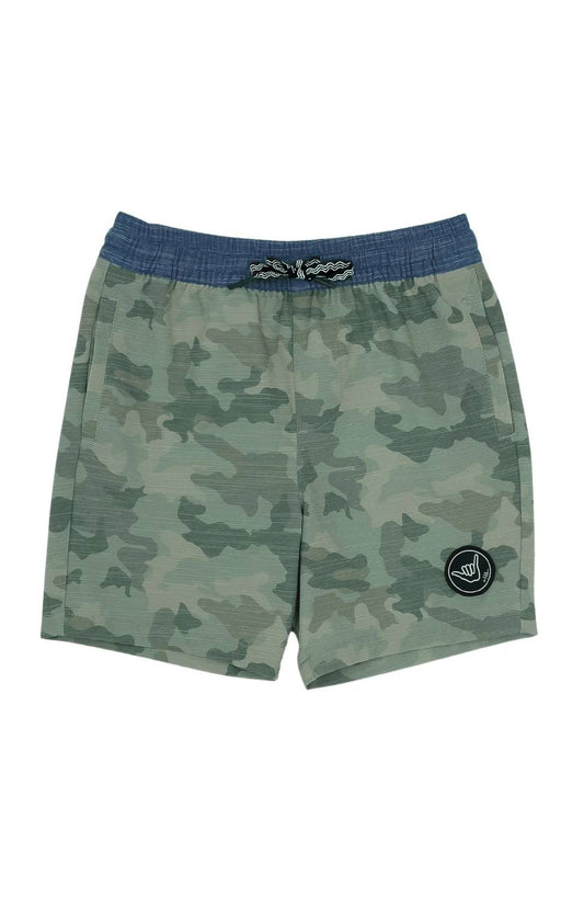 Feather 4 Arrow - Boy's Seafarer Hybrid Short