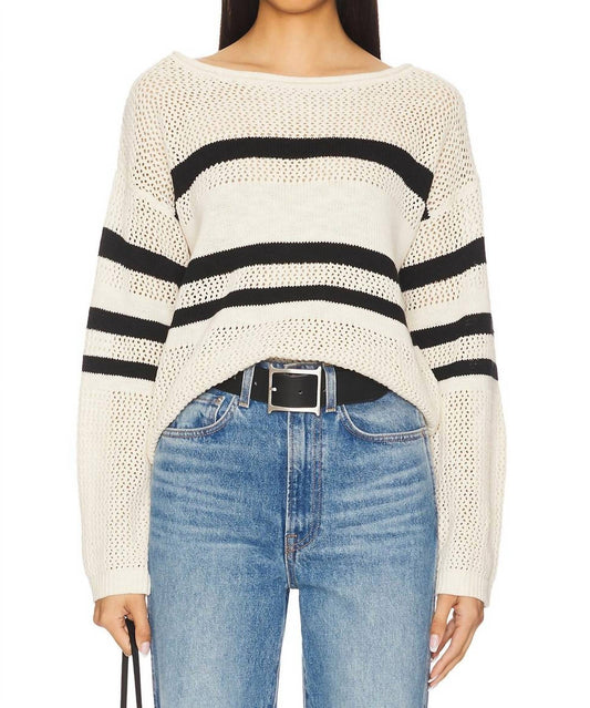 Sanctuary - Sporty Stripe Knit Sweater