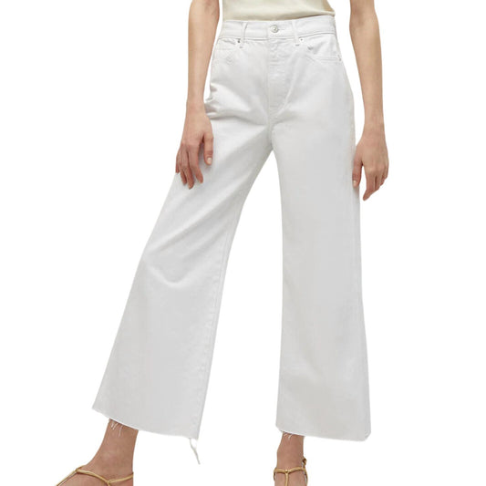 Veronica Beard - Taylor Cropped Wide Leg Jeans