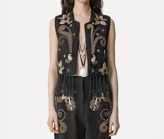 Forte Forte - Frangipane Gardens Waistcoat Vest