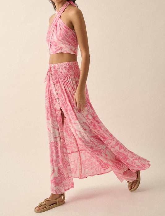 Promesa - Floral Maxi Skirt