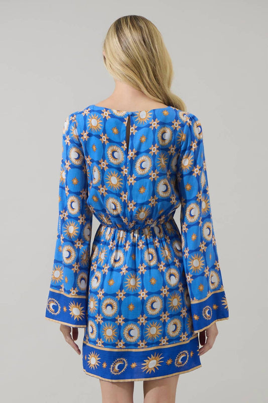 Sugarlips - Moonshine Bell Sleeve Mini Dress