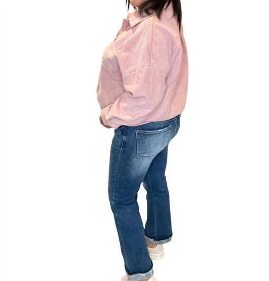 Risen - Mid Rise Slim Straight Jeans