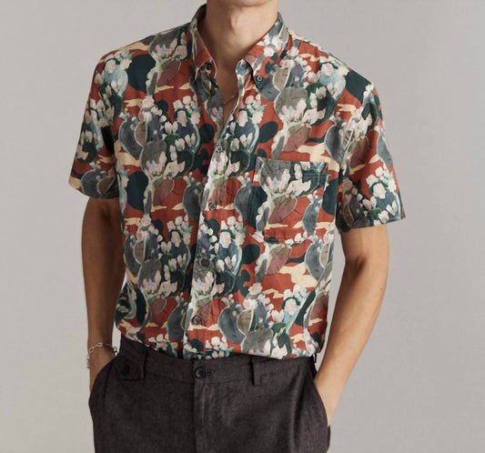 Billy Reid - Short Sleeve Cactus Treme Shirt
