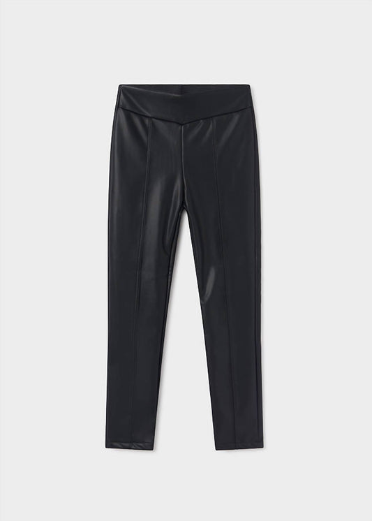 Mayoral - Leatherette Leggings Bg