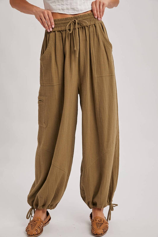 Bluivy - Harem Oversized Drawstring Pants