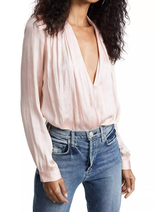 Paige - Sevilla V Neck Long-Sleeve Bodysuit