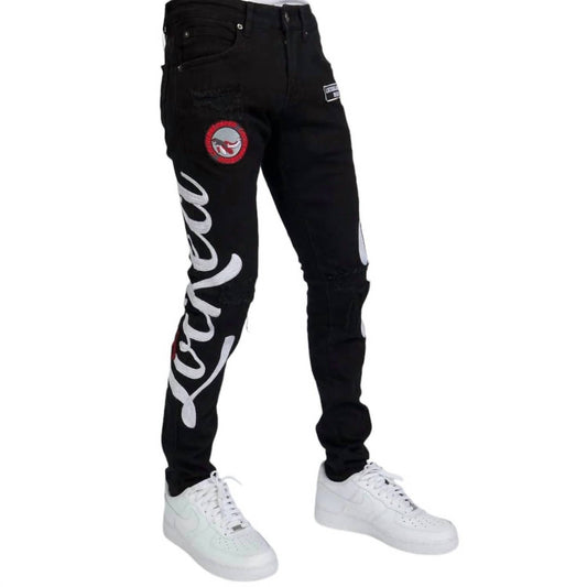 Locked + Loaded - Chain Stitch Denim Jean