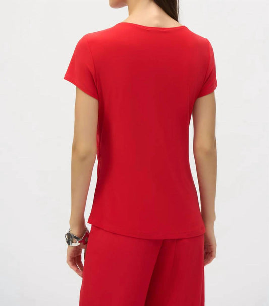 Joseph Ribkoff - Front Keyhole Fitted Top