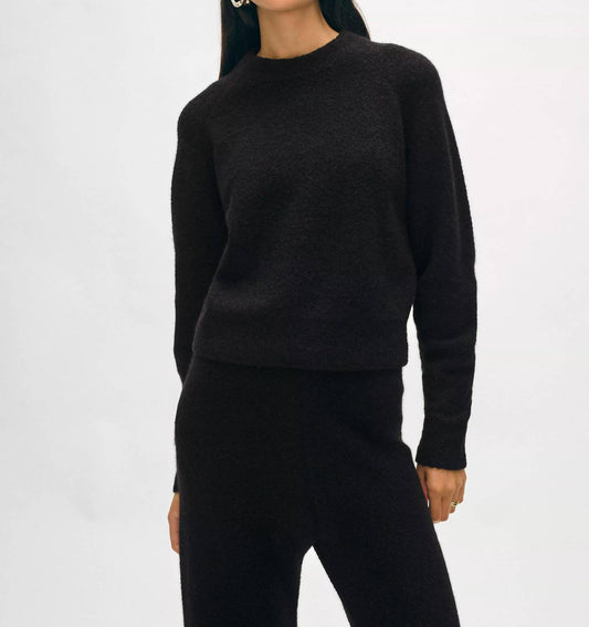 White + Warren - Boucle Cashmere Blend Sweatshirt