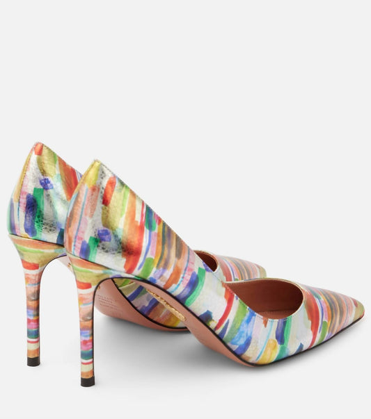 Aquazzura - Women's Purist 85 Leather Pumps