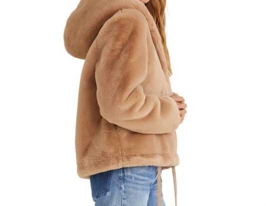 Bella Dahl - Faux Fur Hooded Jacket