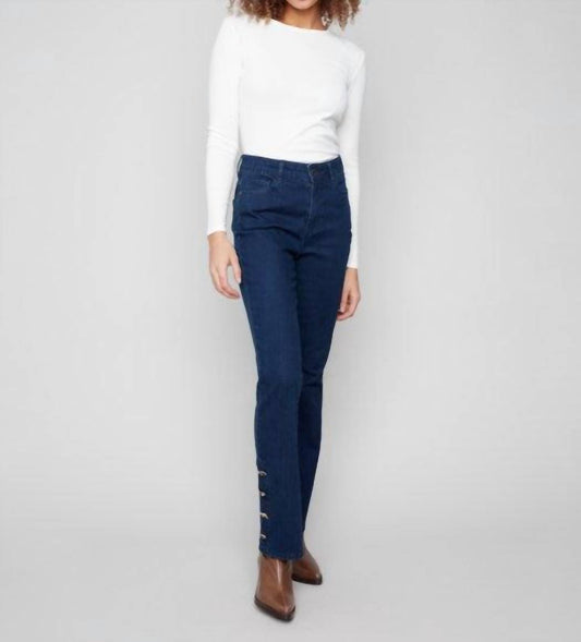 Charlie B - Bootcut Jeans With Gem Buttons