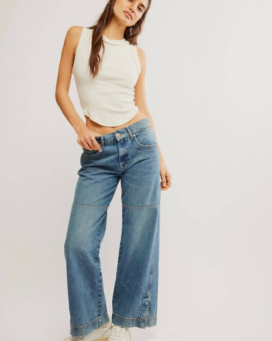 Free People - Women's Benji Relaxed Wide Leg Jean
