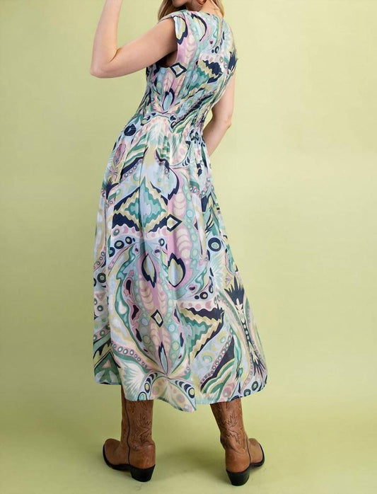 Gigio - Midi Dress With Pintucked Waist