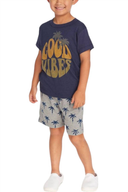 Chaser - Lightning Palms Cozy Knit Beach Short