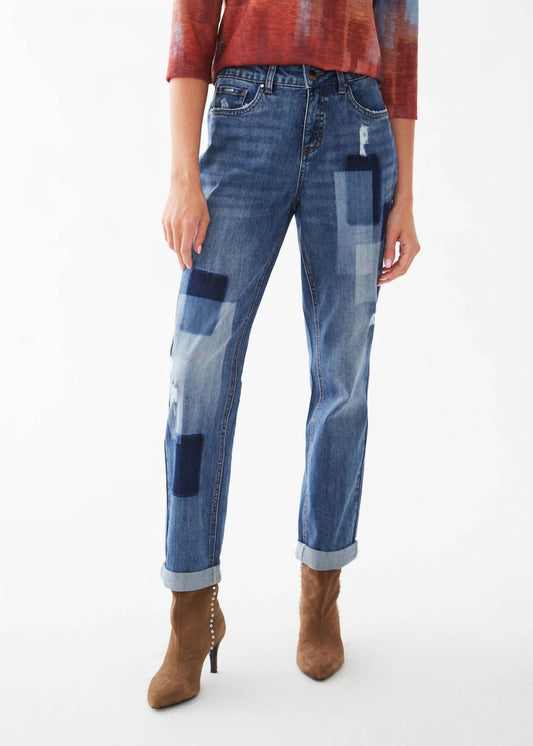 Fdj - Girlfriend Jeans With Rolled-up Hem