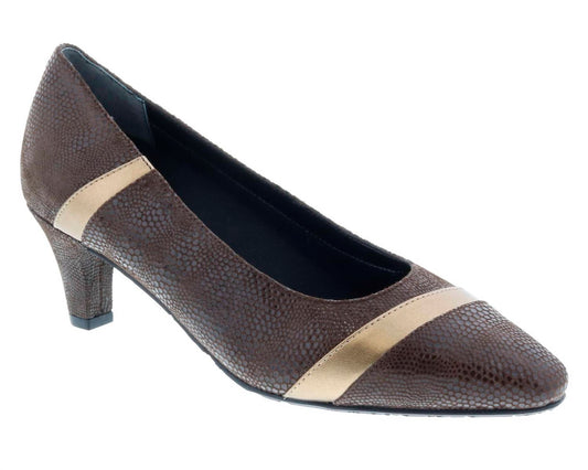 Ros Hommerson - Women's Kiwi Lizard Leather Pump Heels