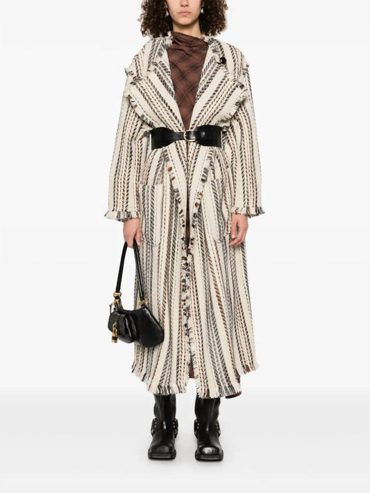 Isabel Marant - Inita Striped Long Coat