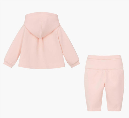 Armani - Baby Girl Zip Down Hoodie And Pants Set